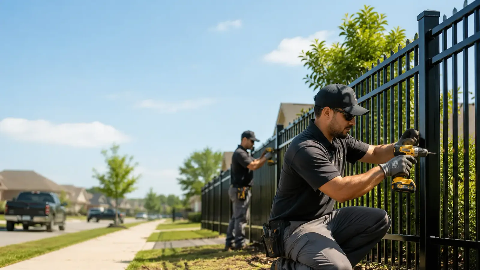 Metal Fence Installation in Long Island, ME